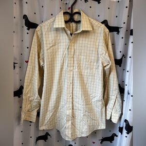Brooks Brothers Yellow Casual Button Down Shirt